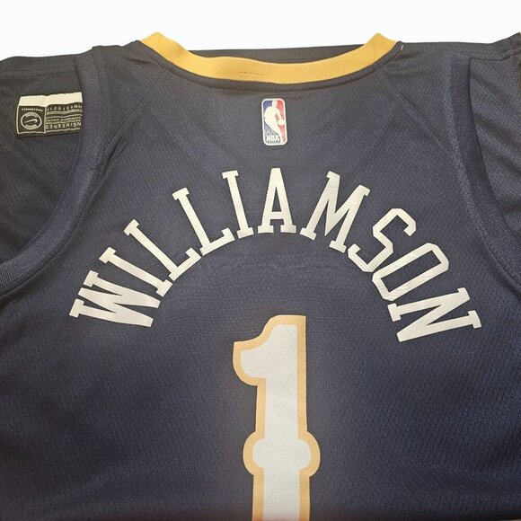 Nike NBA Authenics Zion WIlliamson  New Orleans Pelicans Swingman Jersey Men's L - Picture 8 of 11